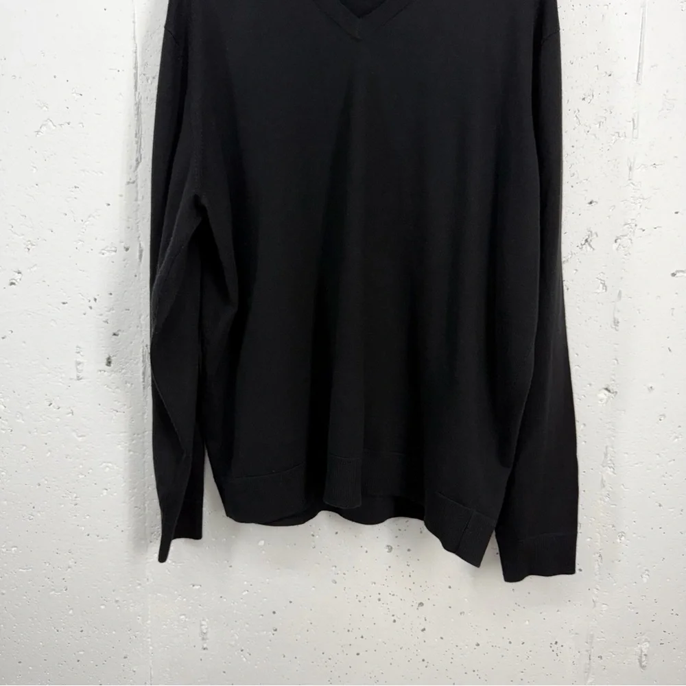 Murano Men’s Size XXL Black V Neck Sweater - Picture 4 of 16